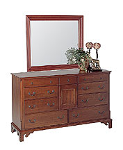 cherry triple dresser